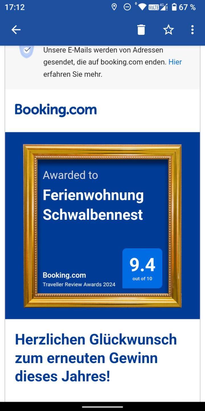 Ferienwohnung Schwalbennest Sommerach Esterno foto